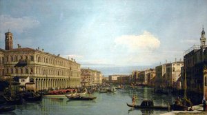 大運河の眺め 作： Giovanni Antonio Canal